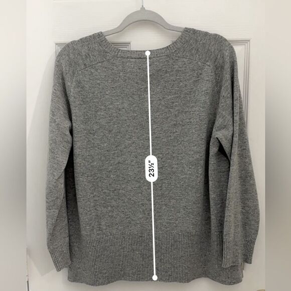 Mason Gray and Black Crew Neck Sweater - Picture 5 of 6